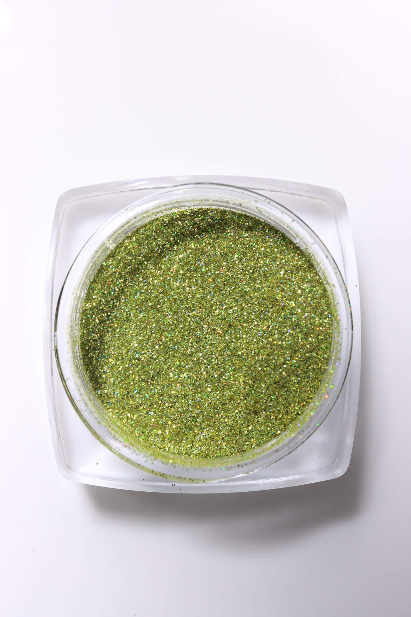 Magic Mirror Lime Green Holographic Powder