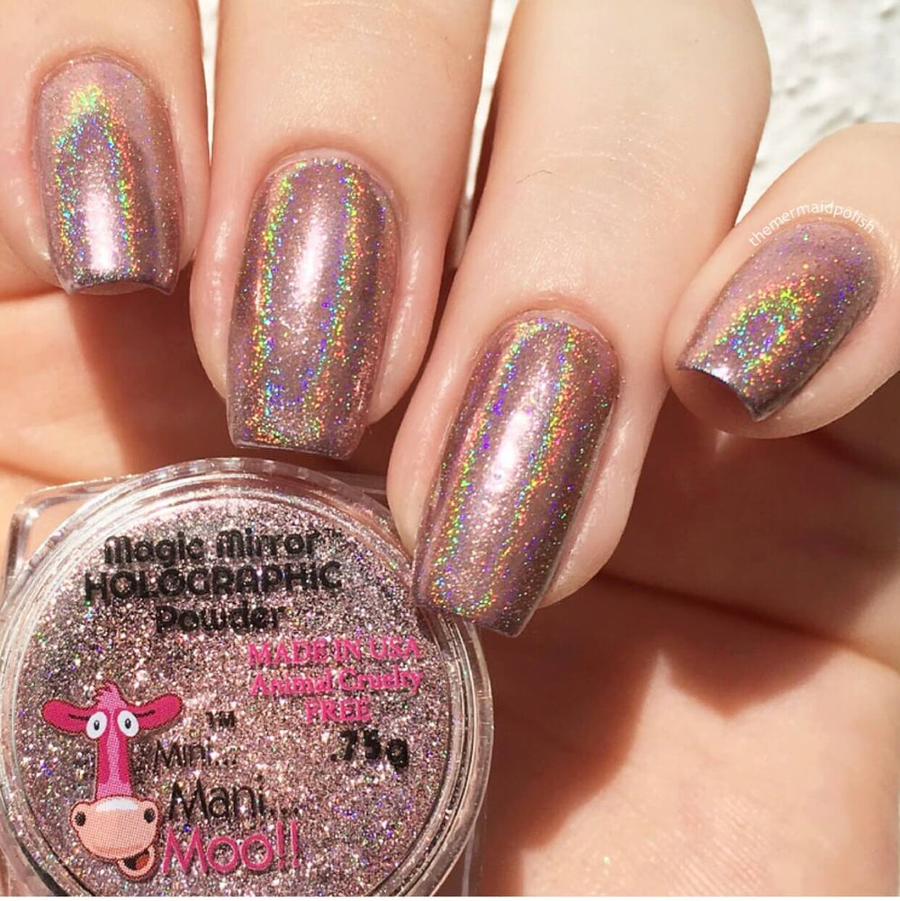 Magic Mirror Pink Holographic Powder