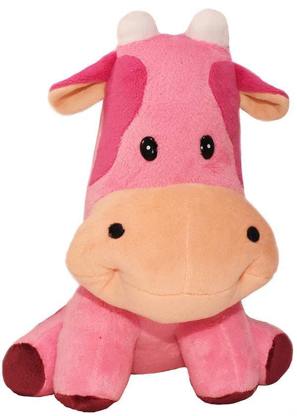 Moo Baby Plush Pink Cow Toy