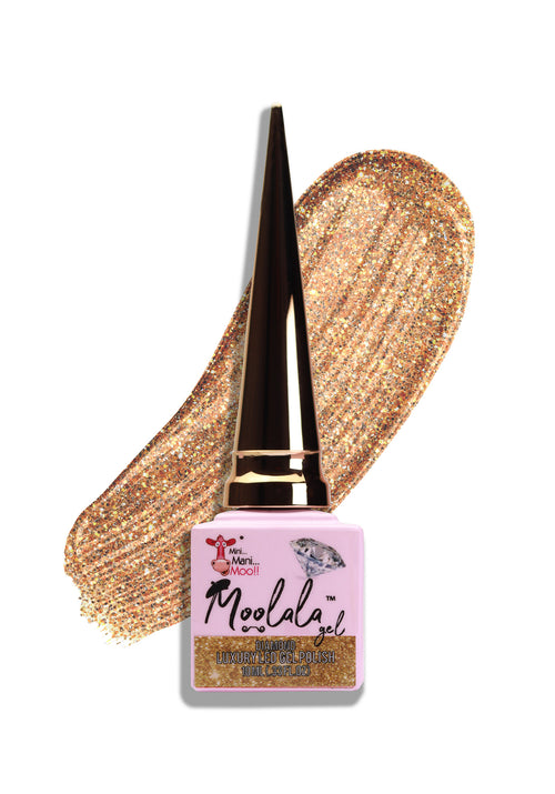 Moolala™ Diamond Luxury Gel Polish - D02 Gold