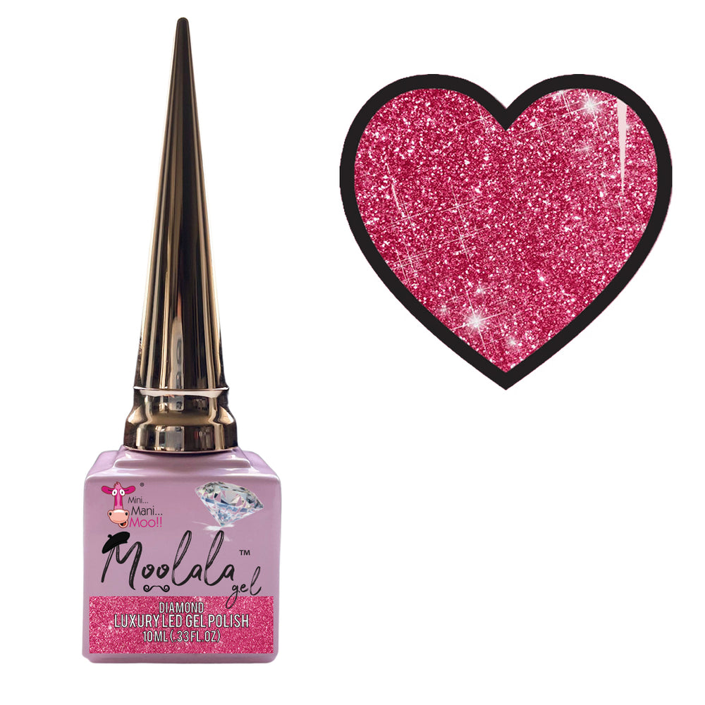 Moolala™ Diamond Luxury Gel Polish - D03 Pink